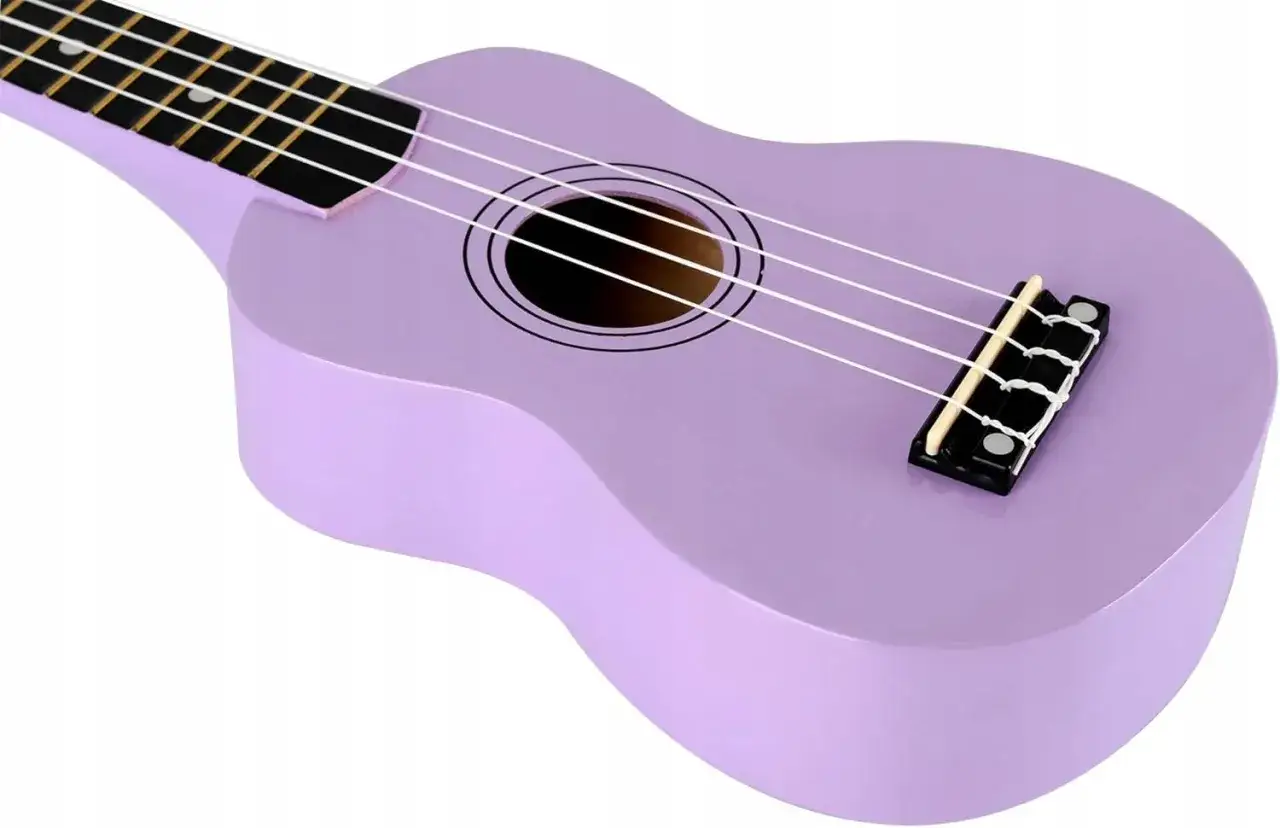 Fioletowe ukulele, idealne na początek. Zastanawiasz się, jakie ukulele kupić na początek? Ten model to świetny wybór!